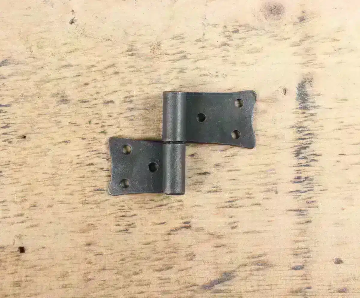 Wrought Iron 2.5 inch Left Side Butterfly Hinge