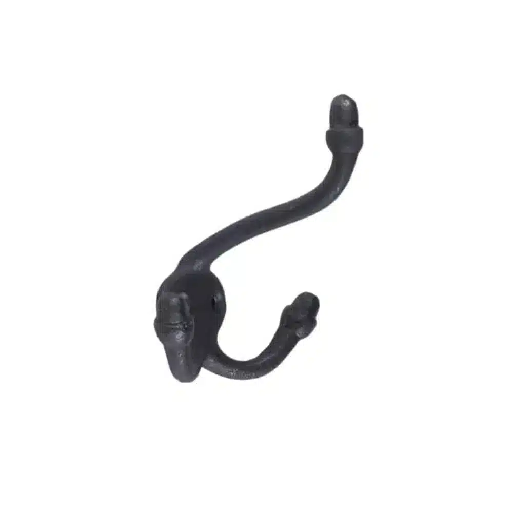 cast iron triple coat hook