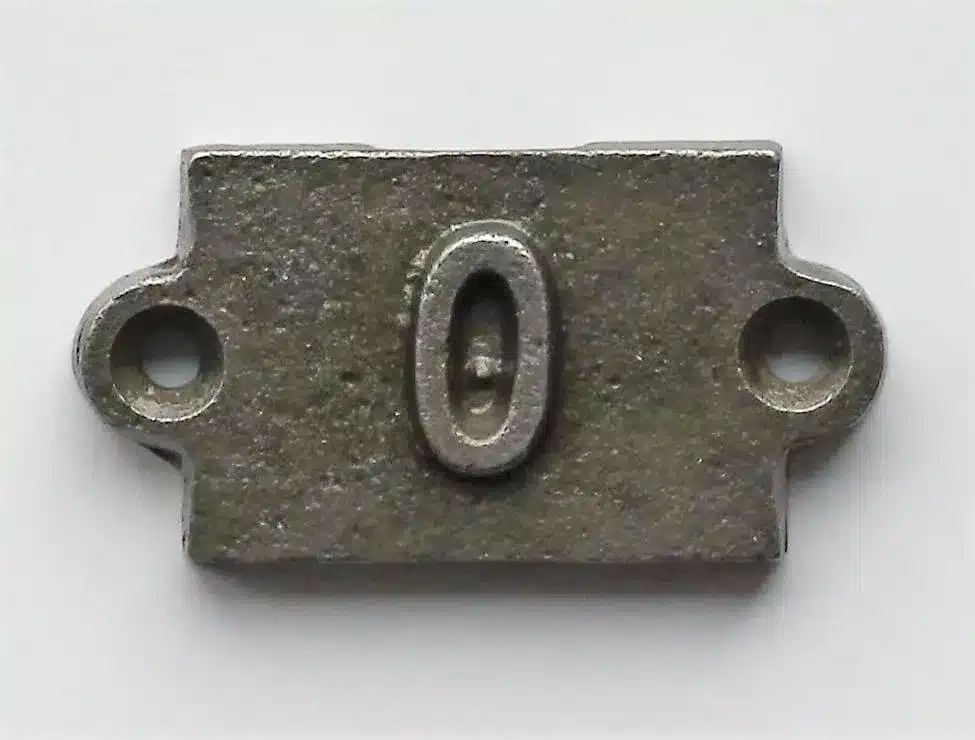 chiffre antique numéro 0