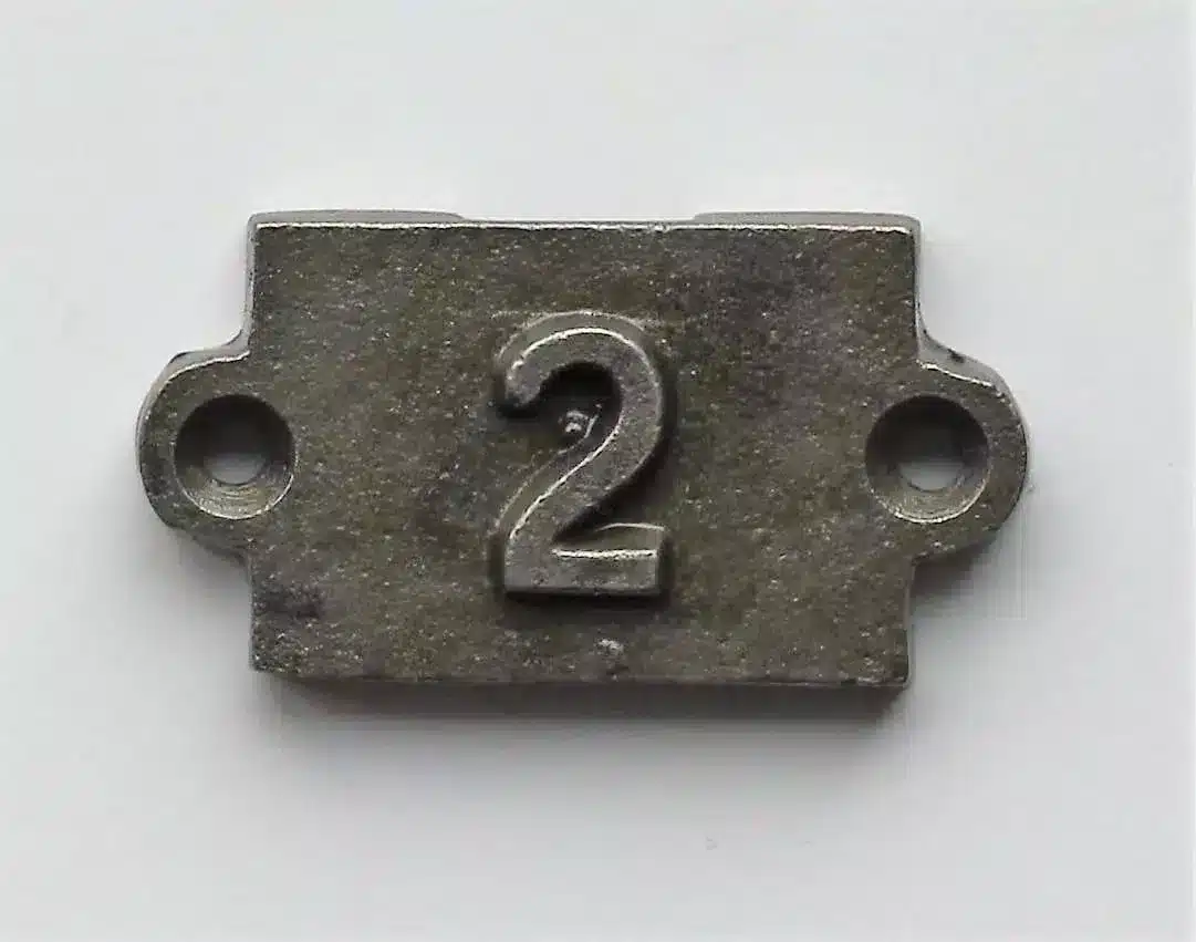 antique cast iron number 2