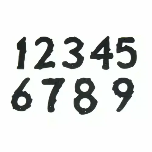 Cast iron house number 5''1/2
