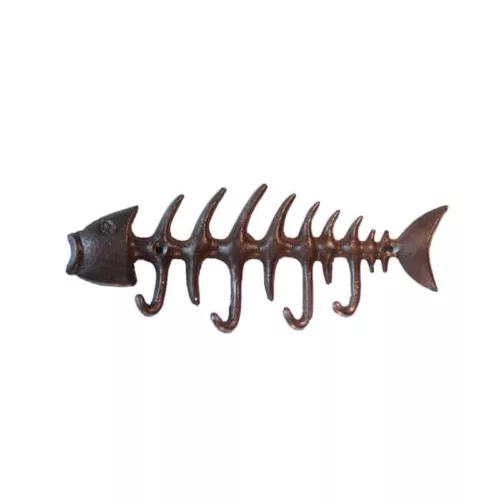 Fish bones key rack