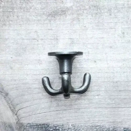 Crochet à plafond antique pivotant