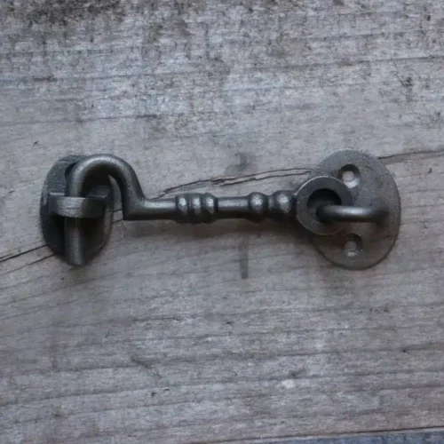 Crochet de porte antique de 4 pouces