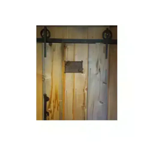 Ensemble de porte de grange avec roues 5"