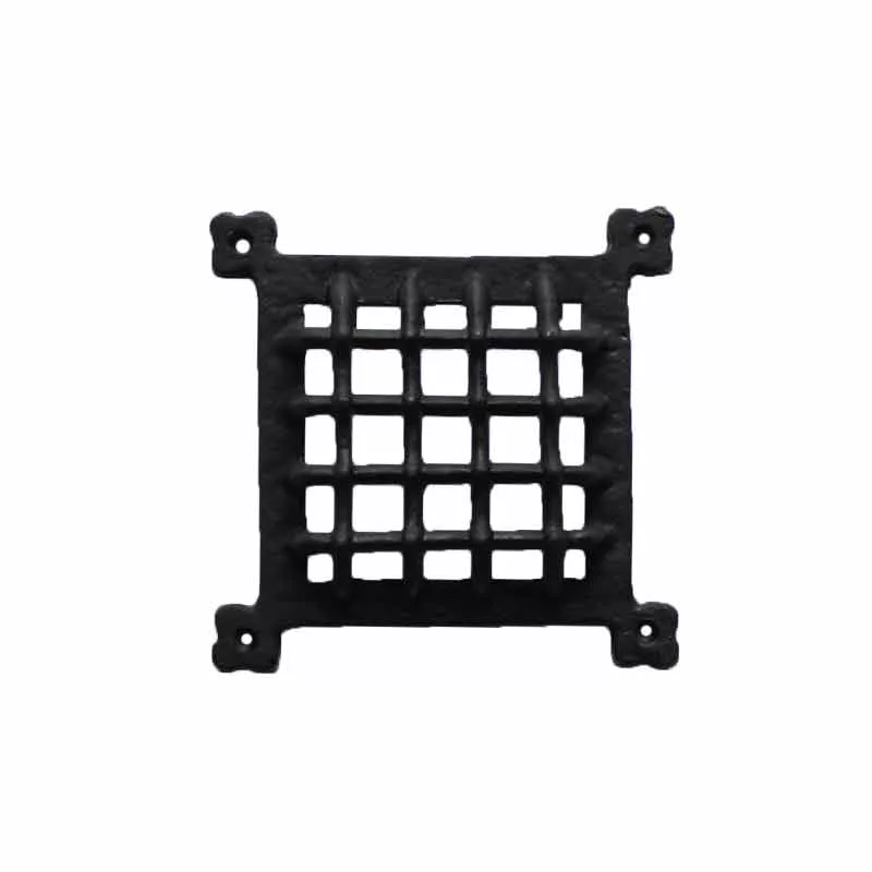 grille de porte en fonte