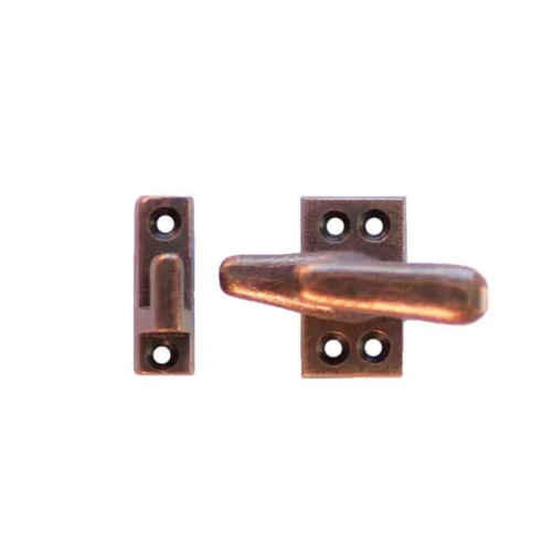 Loquet en fonte cuivre antique