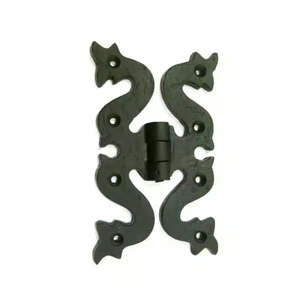 Large cast iron Scroll Hinge