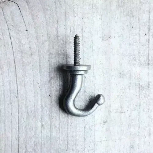 Petit crochet à plafond en fonte