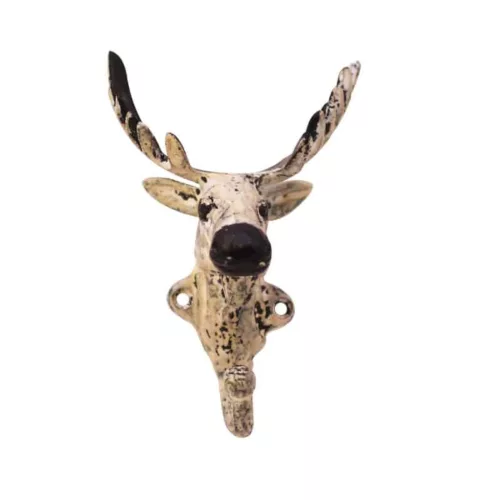 Aluminium Vintage White Moose Hook