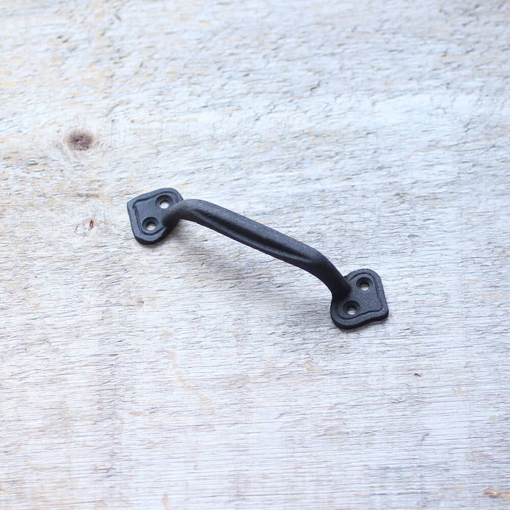 Black Antique Heart End Cast Iron Handle