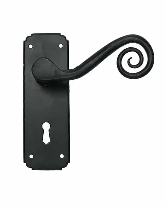Poignée de porte virolé