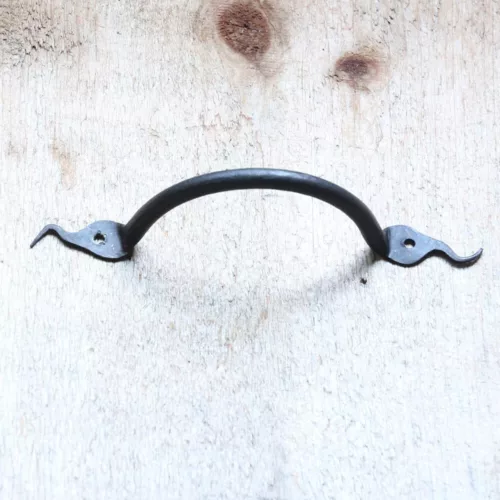 Antique Hand Forged Large Rat Tail Handle