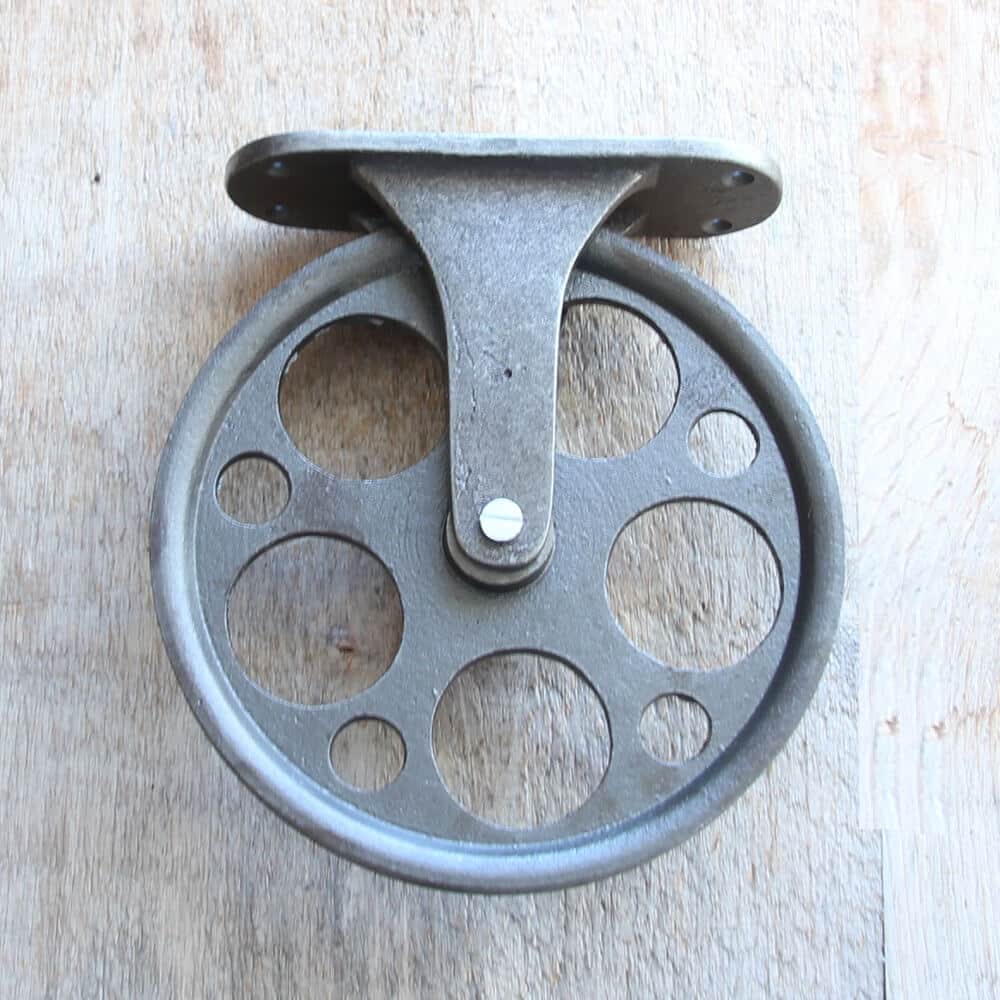 Industrial Cast Iron Cart Wheel