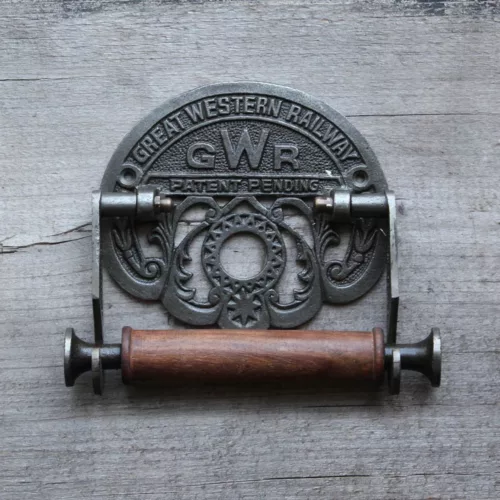 Great western railway toilet paper holder