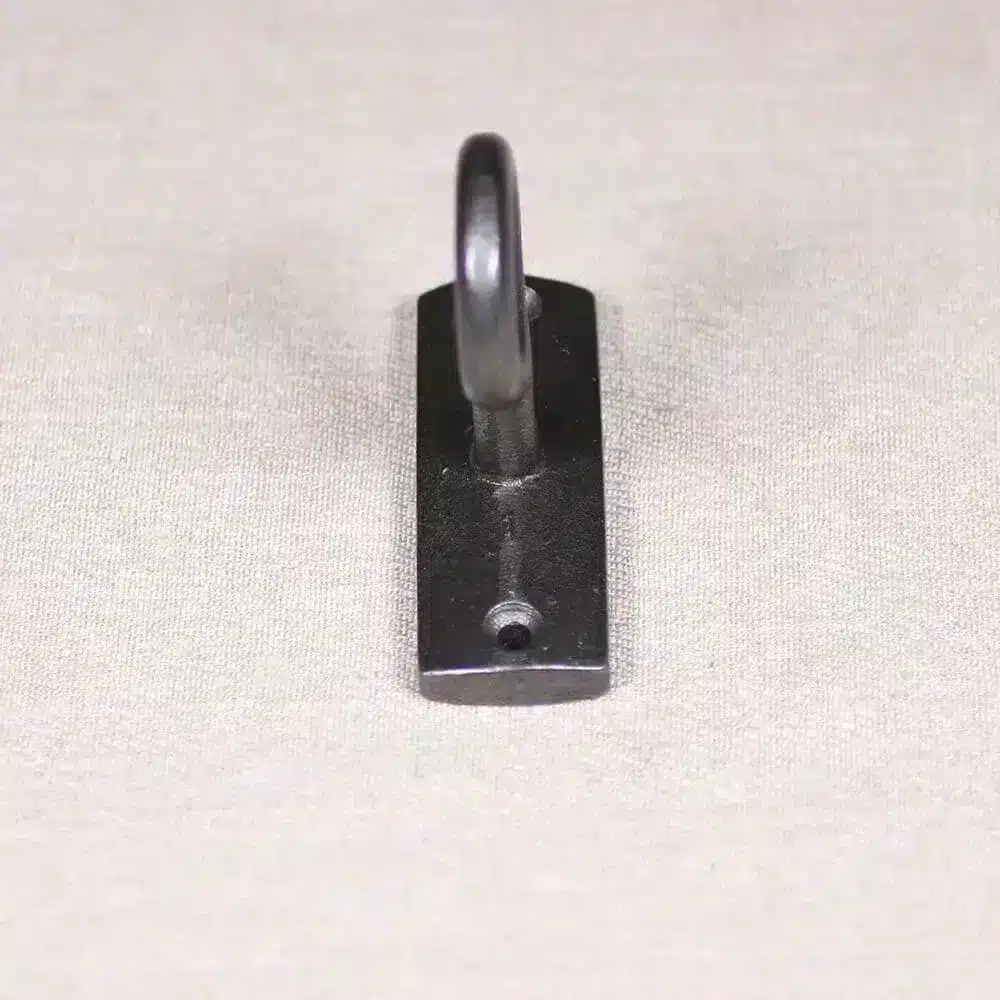 cast iron hook eye on plate