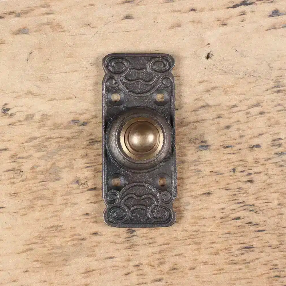 Bouton de sonnette Laiton Antique Décoratif