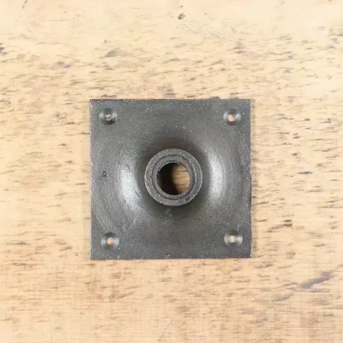 Rosette porte carré fonte