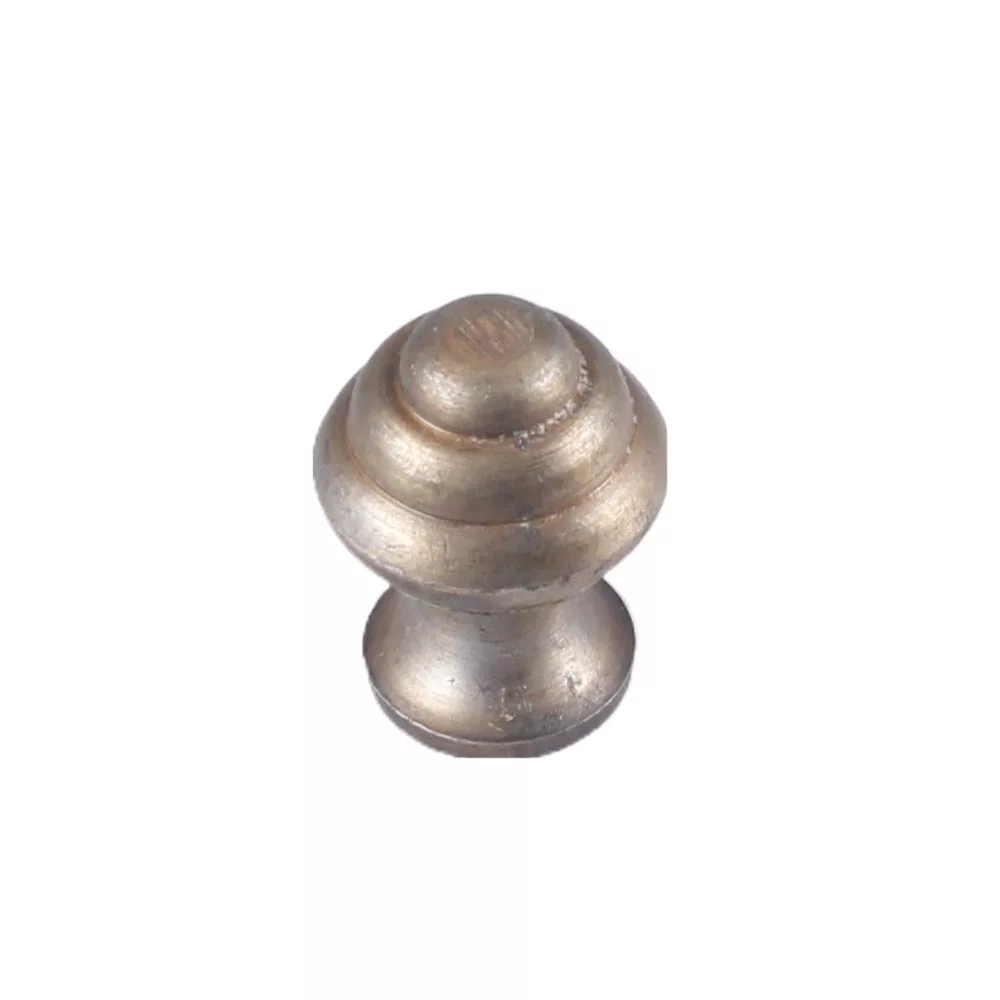 Bouton classique laiton antique