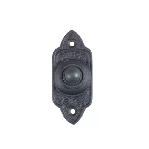 Bouton de sonnette noir