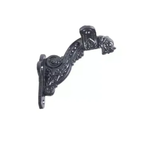 black sturdy handrail rail support