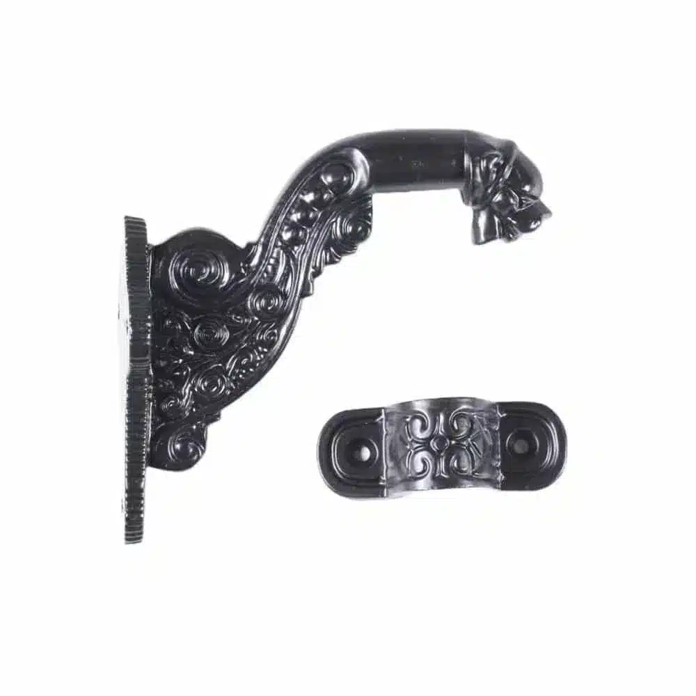 black decorative strong handrail bracket